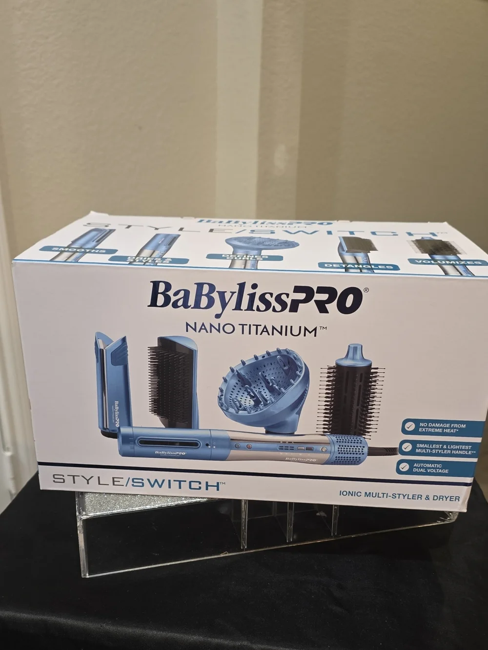 BabylissPro Nano Titanium Style/Switch Iconic Multi-Styler